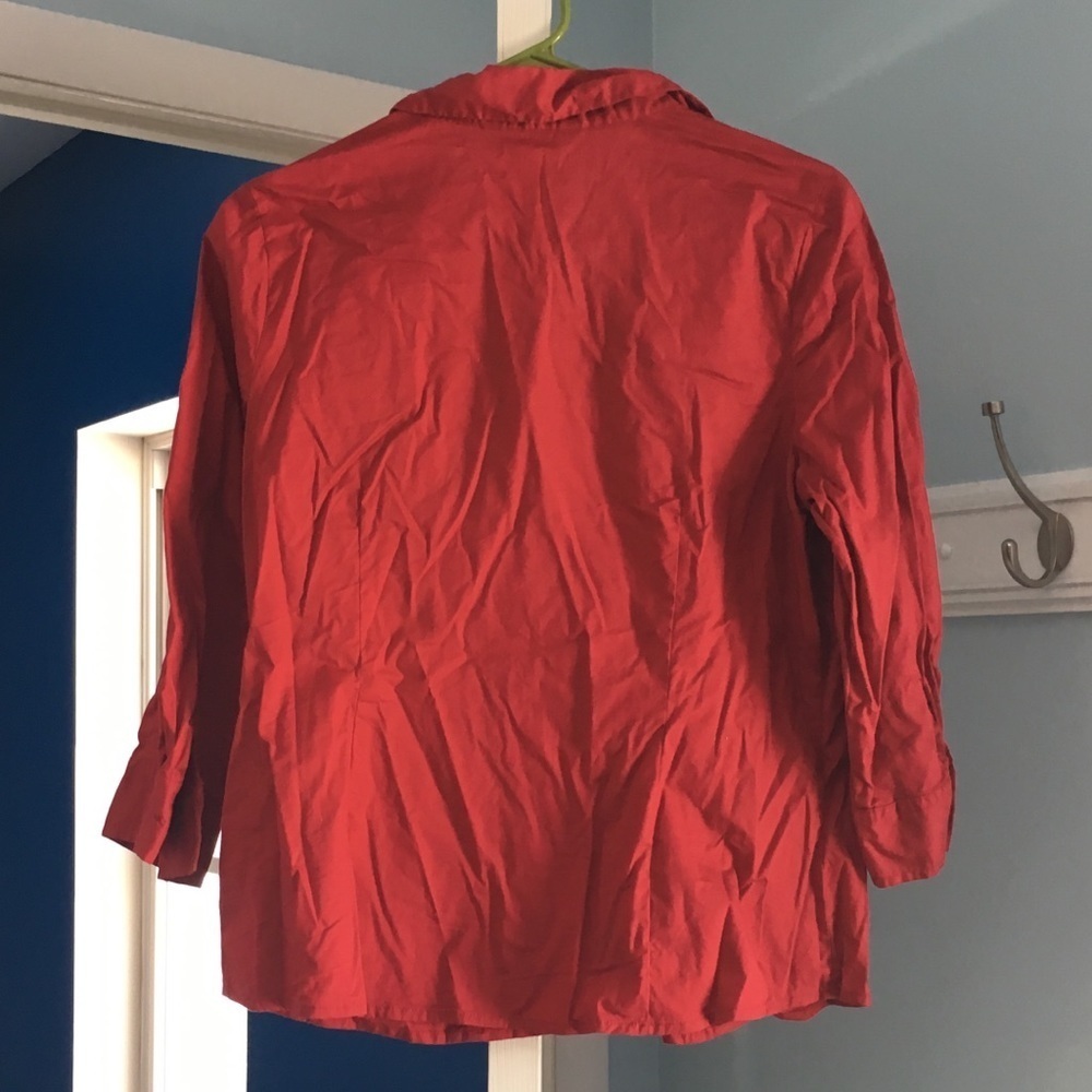 Red Button Down - Picture 2 of 4